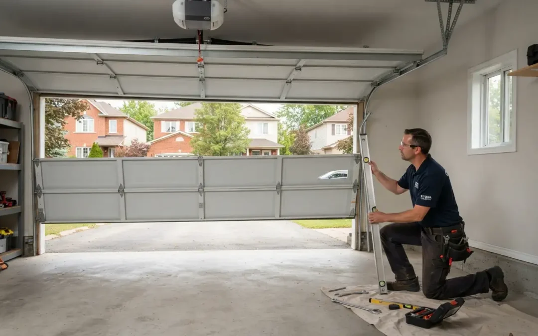 Bent or Misaligned Garage Door Tracks
